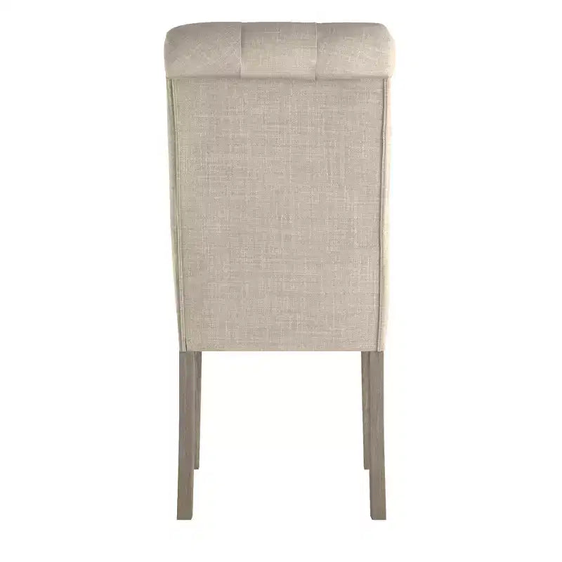 Chaises Parsons Gramercy à dossier roulé et touffeté (lot de 2) - iNSPIREQ
