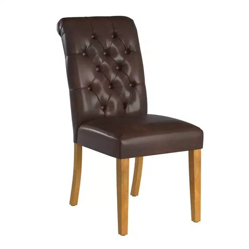 Chaises Parsons Gramercy à dossier roulé et touffeté (lot de 2) - iNSPIREQ