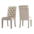 Gramercy Tufted Rolled Back Parsons Chairs (Set of 2) - iNSPIREQ