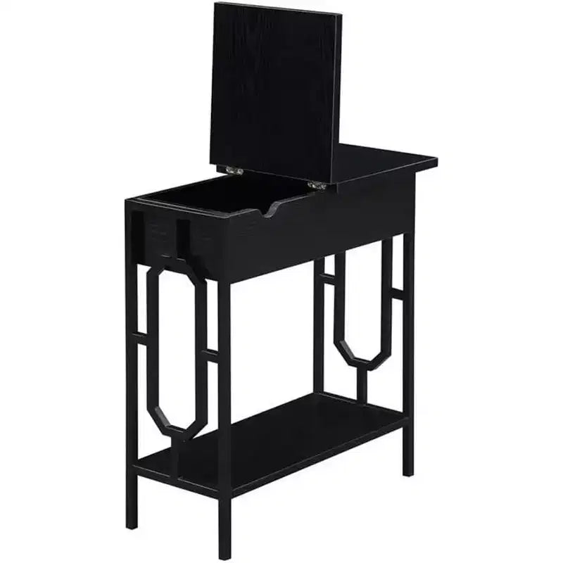 Table d'appoint rectangulaire en métal HomeStock 1 pièce