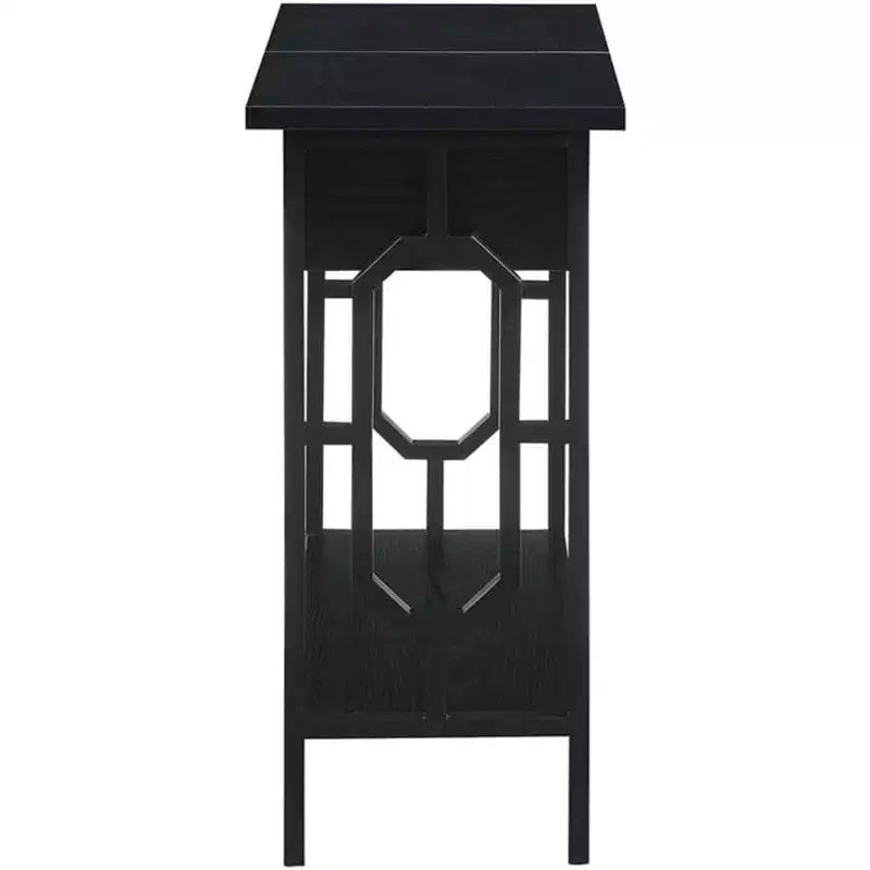 Table d'appoint rectangulaire en métal HomeStock 1 pièce