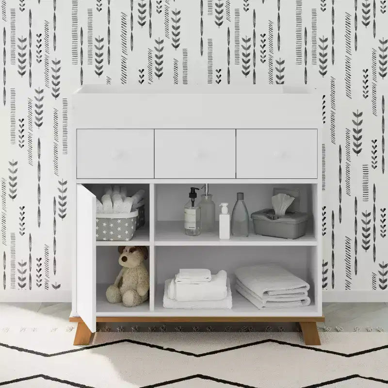 Table à langer/commode Storkcraft pour chambre d'enfant moderne