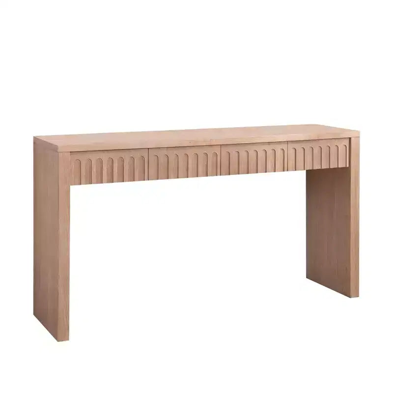 Console en bois moderne GDFStudio Camden de 59,2 pouces avec 4 tiroirs