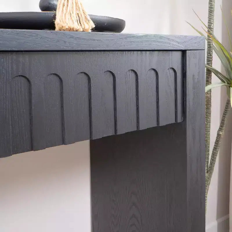 Console en bois moderne GDFStudio Camden de 59,2 pouces avec 4 tiroirs