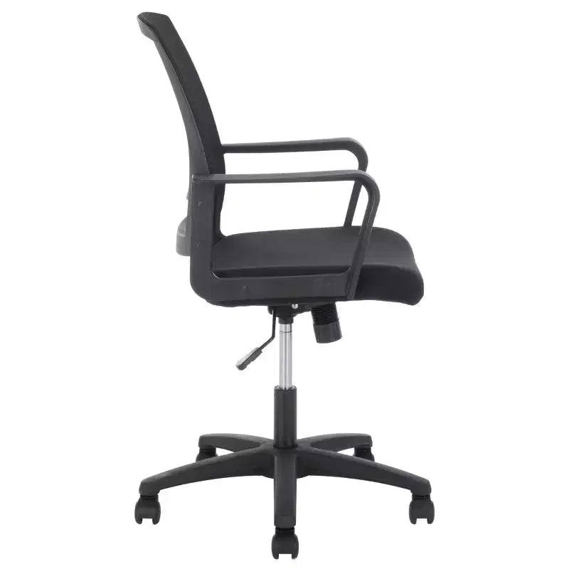 Chaise de bureau réglable Christine - Noire - SEI