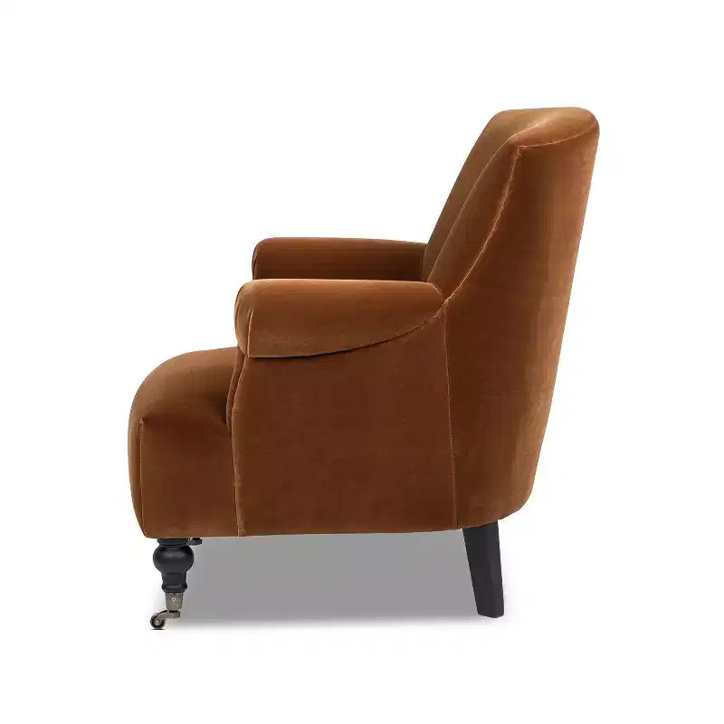 Fauteuil d'appoint Jennifer Taylor Home Eloise 30 avec accoudoirs plissés