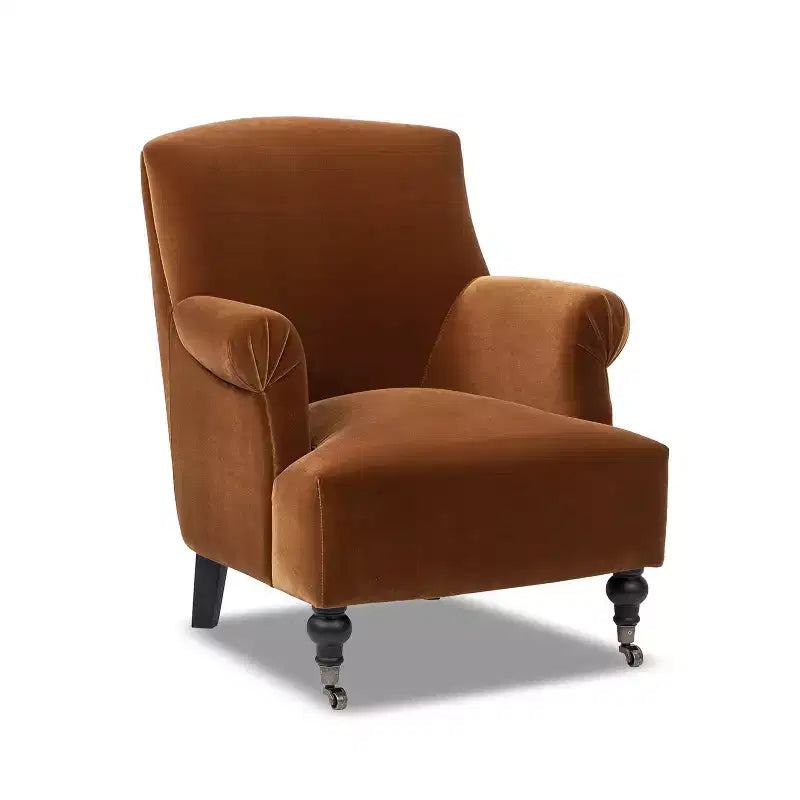 Fauteuil d'appoint Jennifer Taylor Home Eloise 30 avec accoudoirs plissés