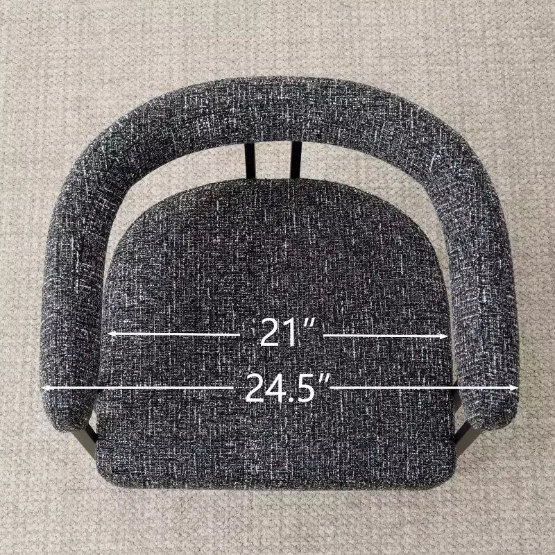 Tabourets de bar rembourrés modernes à hauteur de comptoir, tabourets de 24 pouces pour îlot de cuisine avec dossier, chaises de comptoir en tissu pour salle à manger ou bar à la maison - Panipeachy