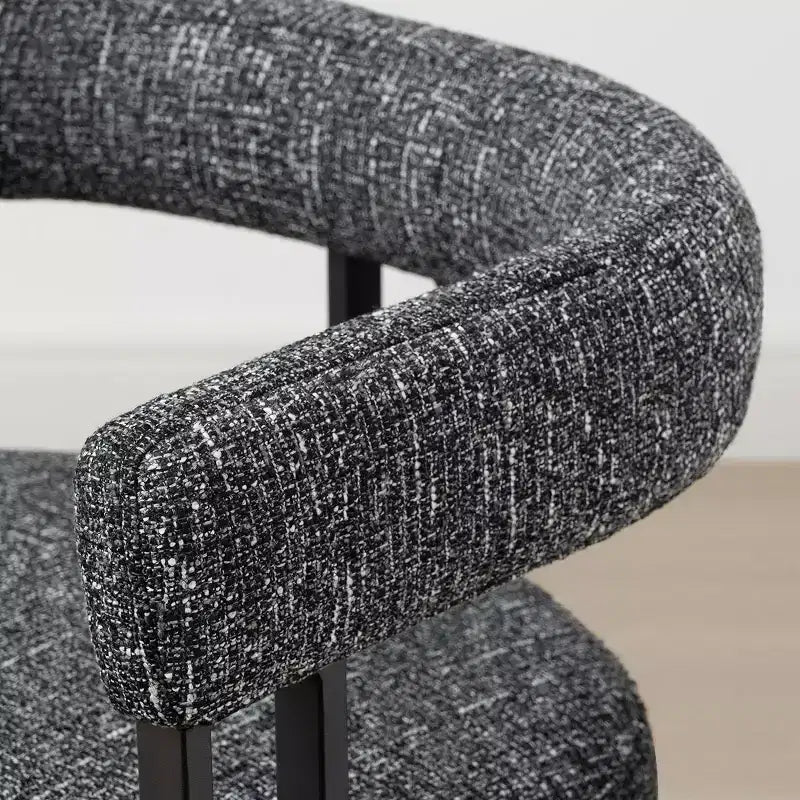 Tabourets de bar rembourrés modernes à hauteur de comptoir, tabourets de 24 pouces pour îlot de cuisine avec dossier, chaises de comptoir en tissu pour salle à manger ou bar à la maison - Panipeachy