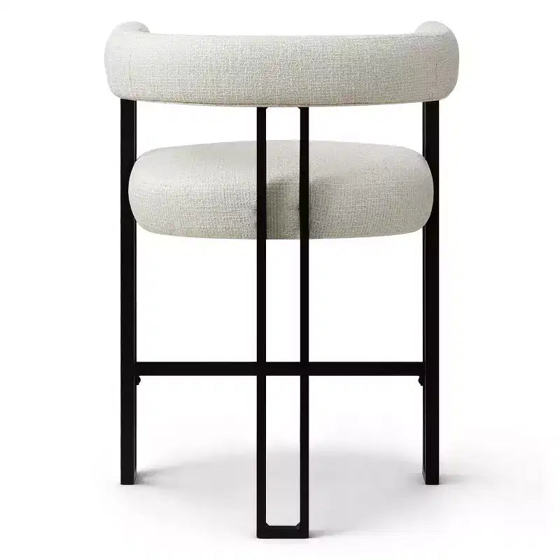 Tabourets de bar rembourrés modernes à hauteur de comptoir, tabourets de 24 pouces pour îlot de cuisine avec dossier, chaises de comptoir en tissu pour salle à manger ou bar à la maison - Panipeachy
