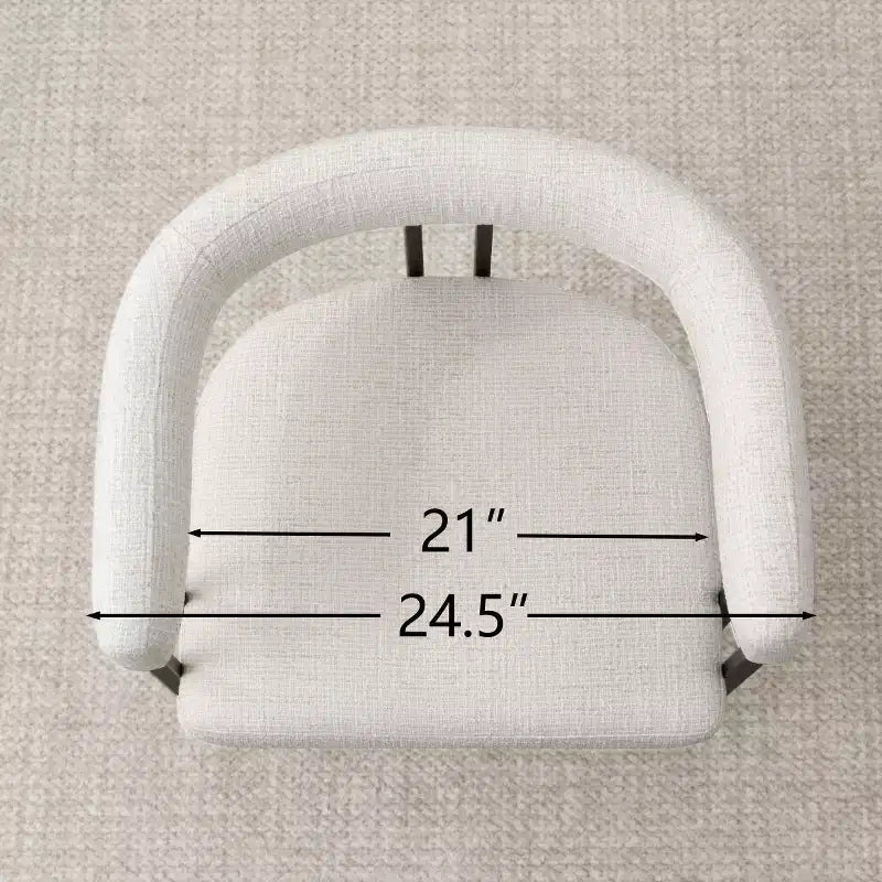 Tabourets de bar rembourrés modernes à hauteur de comptoir, tabourets de 24 pouces pour îlot de cuisine avec dossier, chaises de comptoir en tissu pour salle à manger ou bar à la maison - Panipeachy