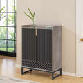 MAYEERTY Wooden Shoe Storage Cabinet with 2 Doors Dustproof Design for Entryway Hallway