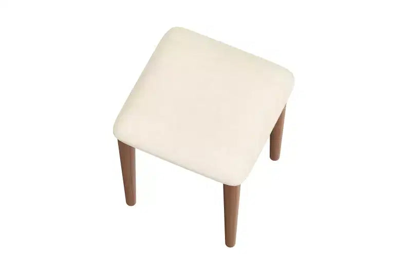 Coiffeuse moderne de 99 cm avec miroir escamotable et lumières, 3 tiroirs et 10 compartiments, tabouret assorti pour chambre à coucher