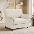 Dyonery 44.5 Oversized Accent Chair,Comfy Chenille Extra Large Single Sofa Reading Chair for Living Room,Bedroom,Apartment,Tool-Free Assembly