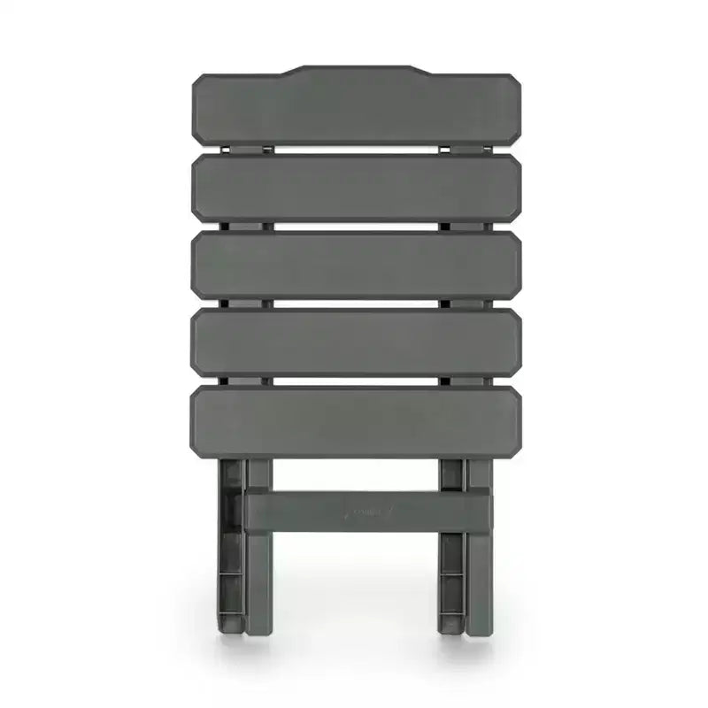 Camco Table d'appoint pliante portable Adirondack, petite, pour camping, résistante aux intempéries, antirouille, en plastique durable, pour utilisation intérieure et extérieure, coloris sauge