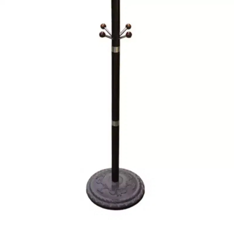 Porte-manteau GDFStudio Lorena moderne 73, en chrome et bois