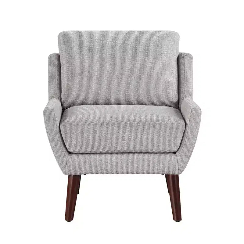 Chaise d'appoint contemporaine rembourrée en chenille Harper de GDFStudio