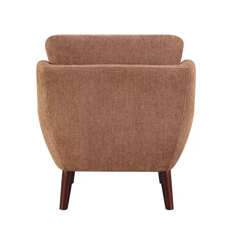 Chaise d'appoint contemporaine rembourrée en chenille Harper de GDFStudio