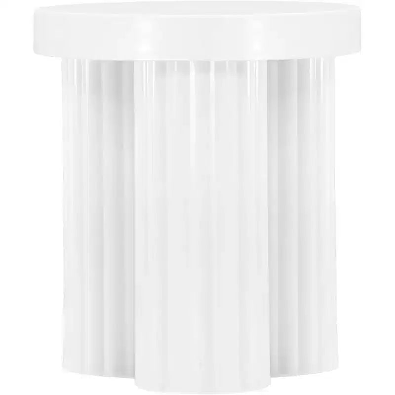 Table d'appoint Meridian Furniture Rhodes blanche