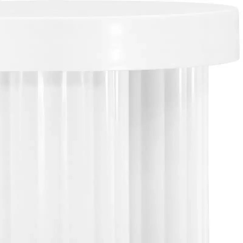 Table d'appoint Meridian Furniture Rhodes blanche