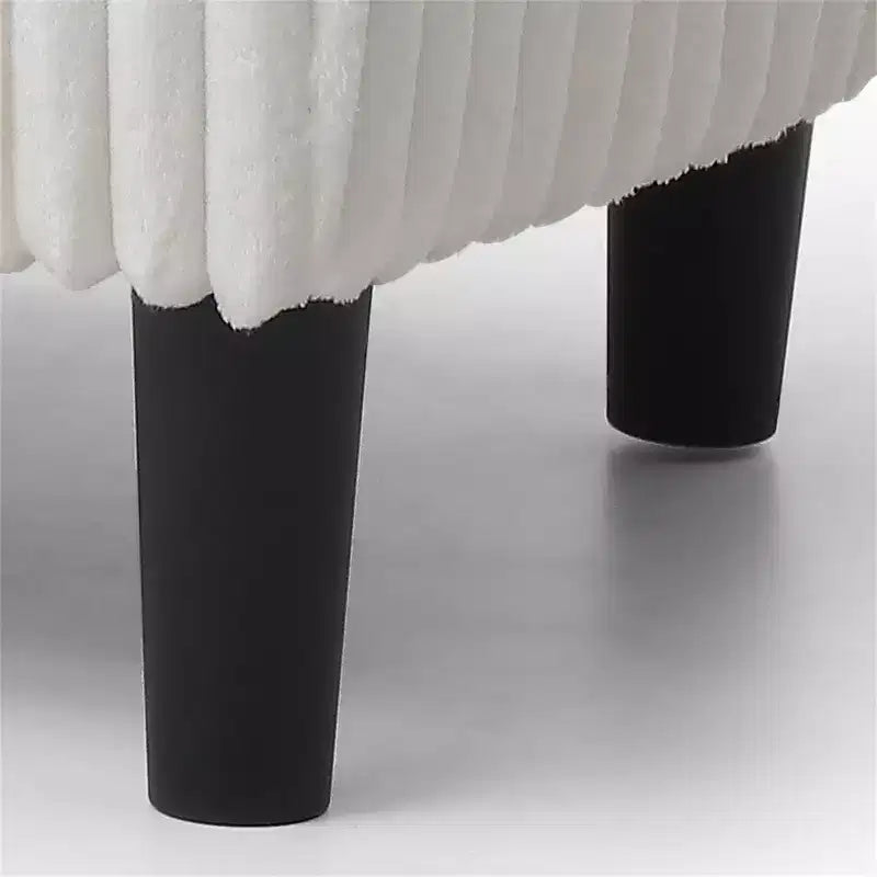 Fauteuil d'appoint en polyester Passion Furniture Salem avec ottoman