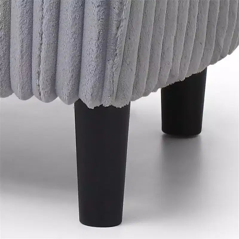 Fauteuil d'appoint en polyester Passion Furniture Salem avec ottoman