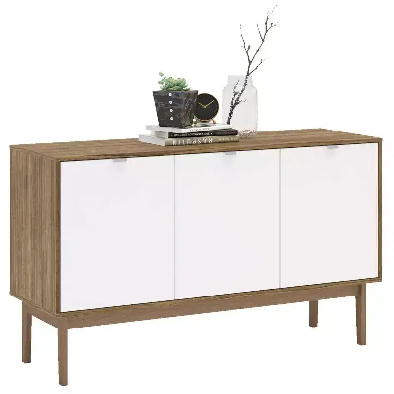 Buffet Sienna Noyer/Blanc - Polifurniture
