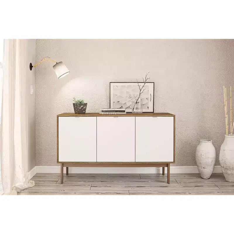 Buffet Sienna Noyer/Blanc - Polifurniture