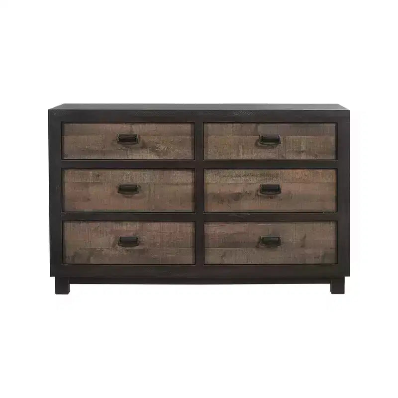 6 Drawer Harrison Dresser Walnut - Picket House Furnishings