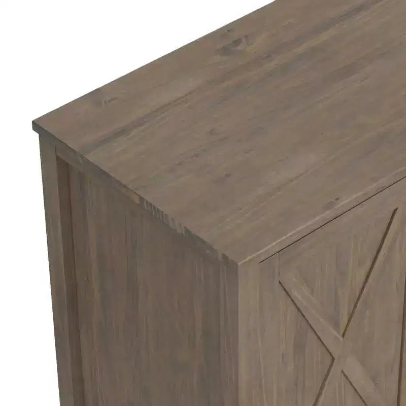 Meuble TV moyen WyndenHall Cantina pour téléviseurs jusqu'à 60 po, marron fumé