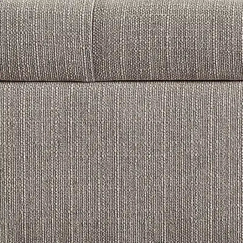 Banc de rangement capitonné Collette Lin - Adore Decor : Ottoman chic, Sièges rembourrés, Couvercle à charnière