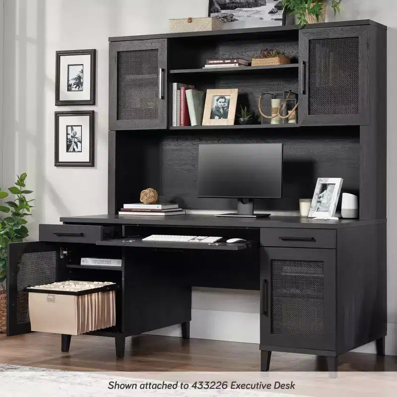 Sauder Tiffin Line Bureau de direction Chêne Raven
