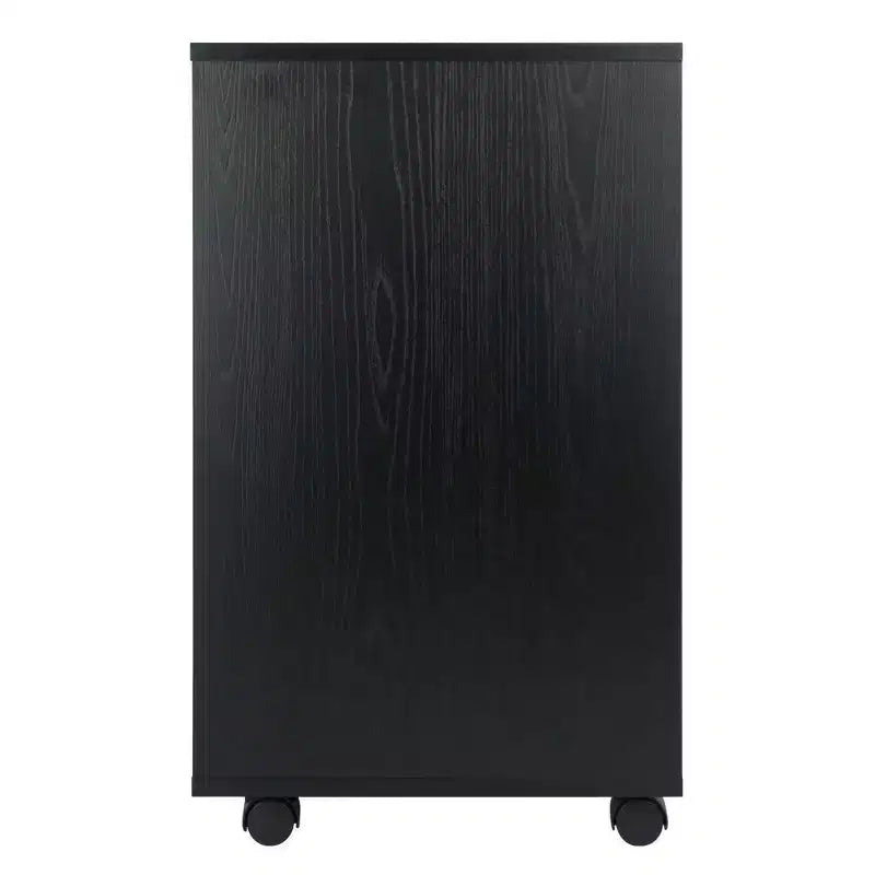 Armoire 5 tiroirs Halifax avec roulettes noire - Winsome