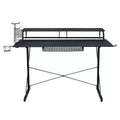 Multi Functional Carbon Gaming Desk Black - Techni Sport