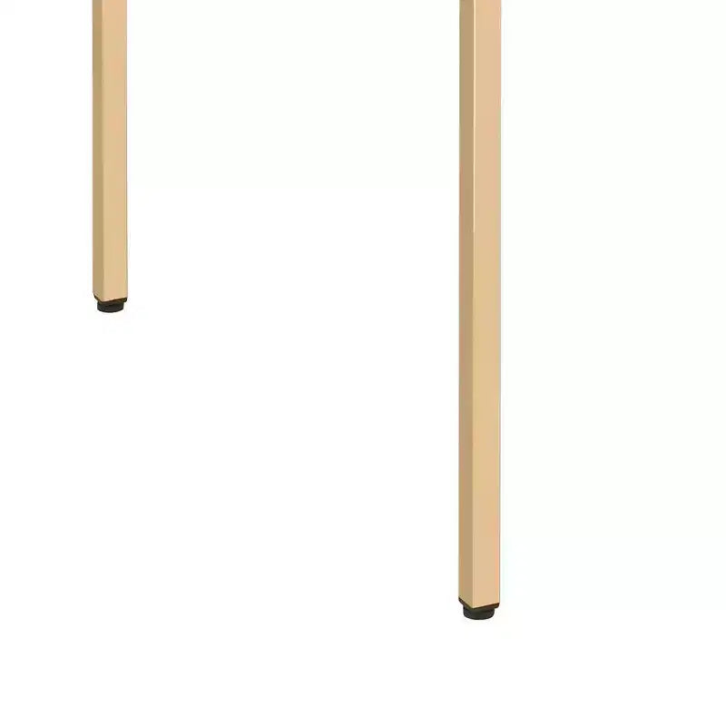 Table d'appoint Otrac Acme Furniture finition blanc/doré