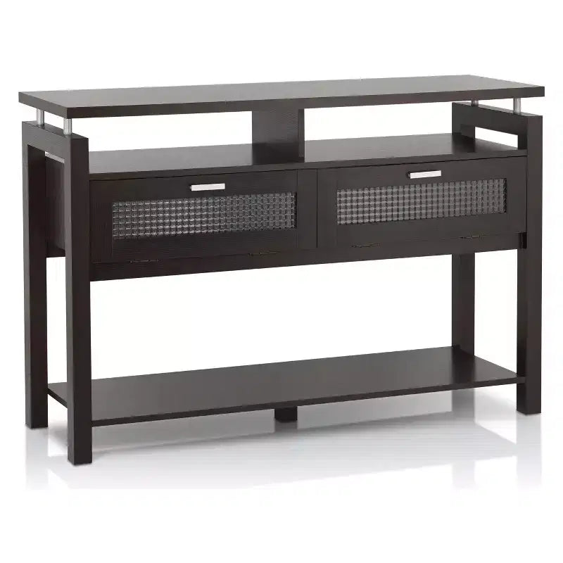 Ambrose Console Table Espresso - HOMES: Inside + Out: Modern Sofa, Foyer & Entrance Furniture with Storage