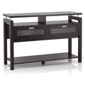 Ambrose Console Table Espresso - HOMES: Inside + Out: Modern Sofa, Foyer & Entrance Furniture with Storage