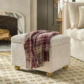 Upholstered Storage Ottoman Natural/Brown - Hearth & Hand™ with Magnolia
