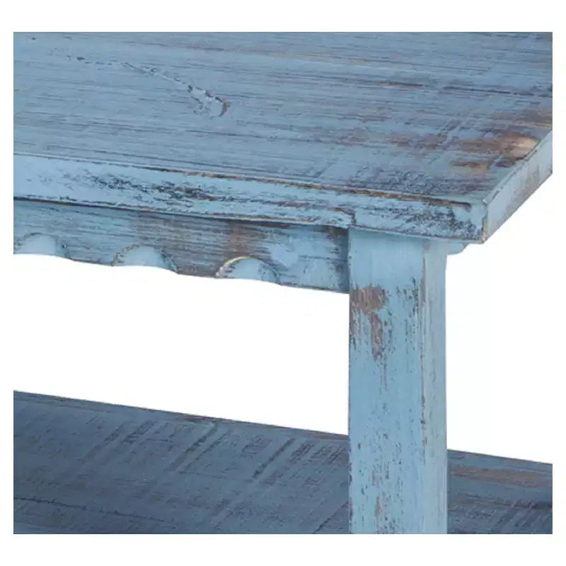 Table basse de chalet rustique 42 L au fini antique - Meubles Alaterre