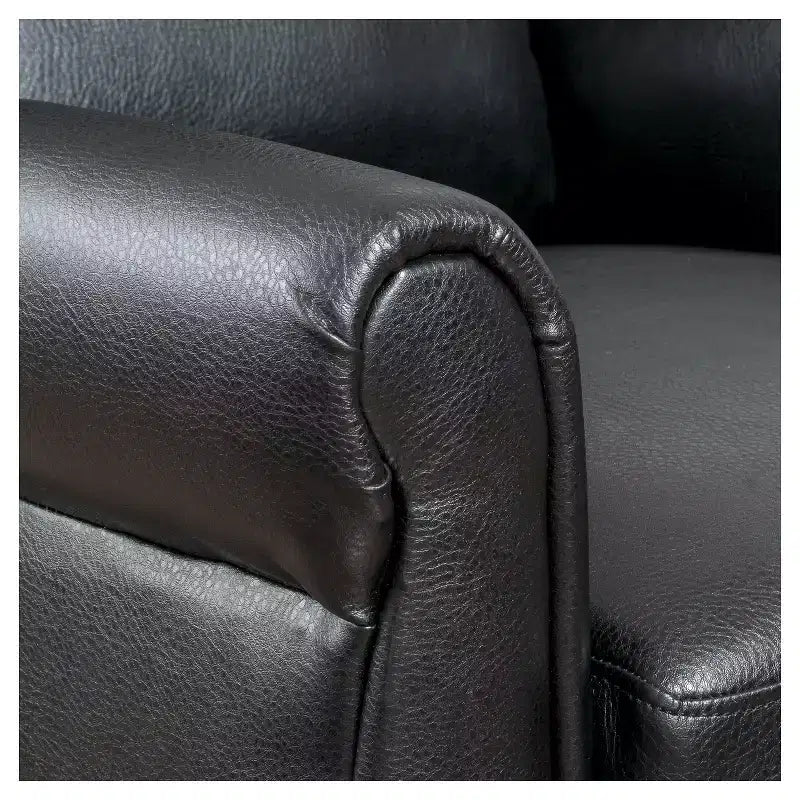 Fauteuil club inclinable en similicuir Haddan - Christopher Knight Home
