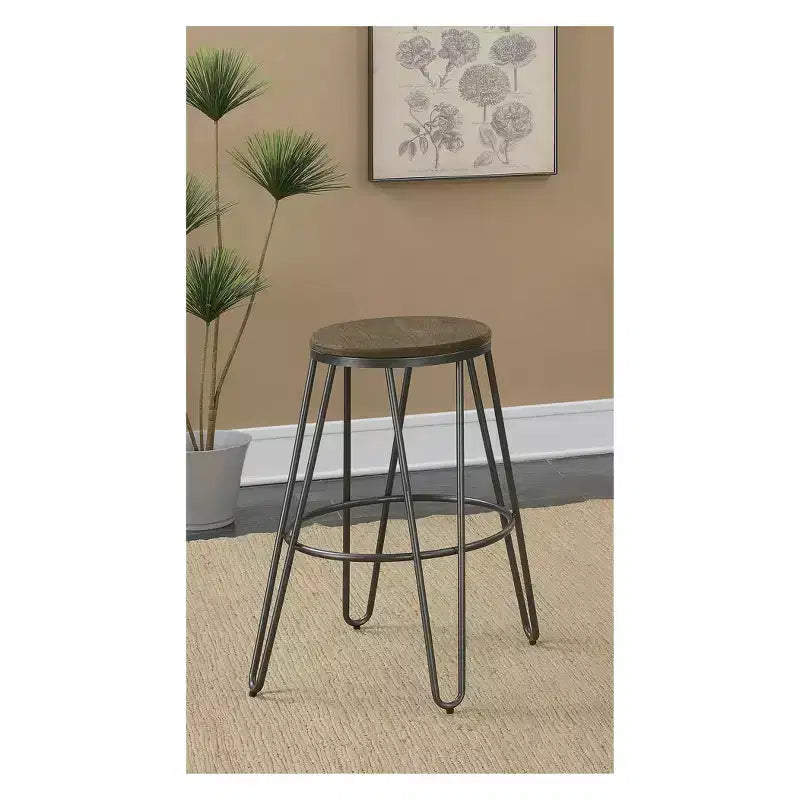 Lot de 2 tabourets de bar contemporains à hauteur de comptoir Puckard - HOMES : Inside + Out