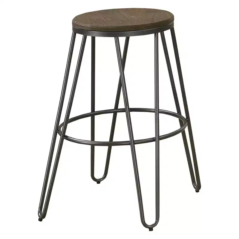 Set of 2 Puckard Contemporary Counter Height Barstools - HOMES: Inside + Out