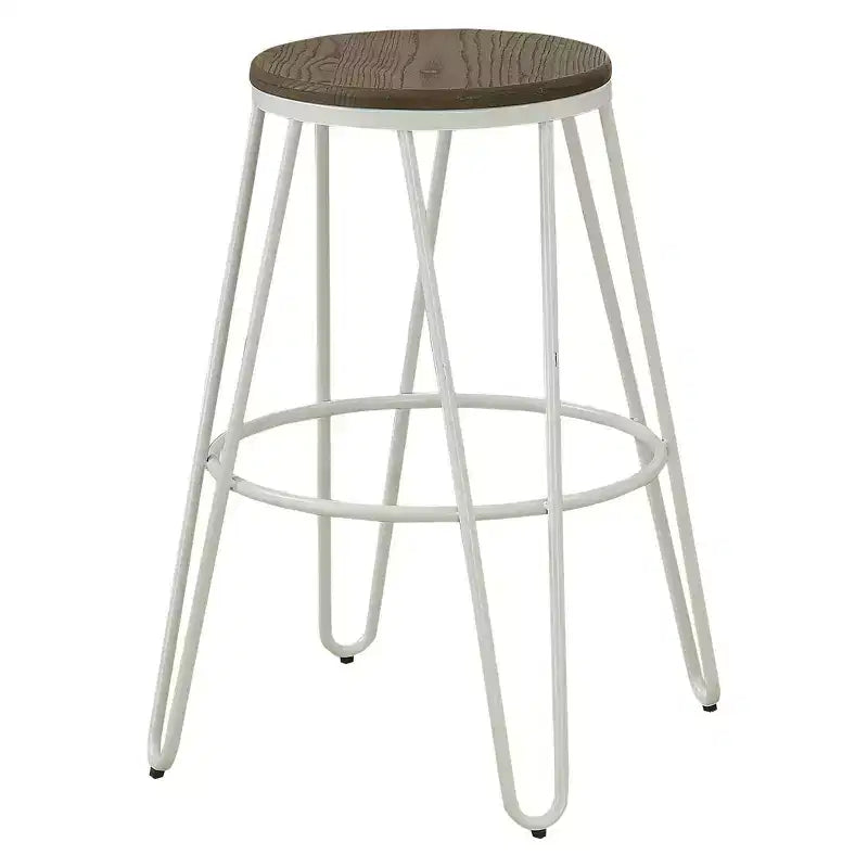 Lot de 2 tabourets de bar contemporains à hauteur de comptoir Puckard - HOMES : Inside + Out