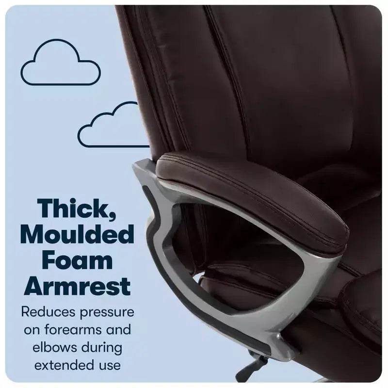 Fauteuil de bureau pour personnes de grande taille - Serta