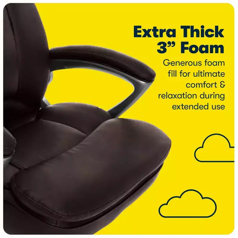 Fauteuil de bureau pour personnes de grande taille - Serta