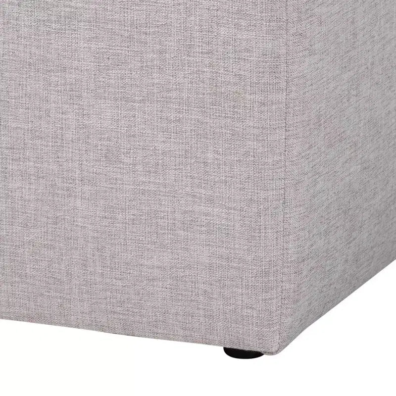 Corinne – Ottoman rembourré en tissu de style moderne et contemporain – Baxton Studio