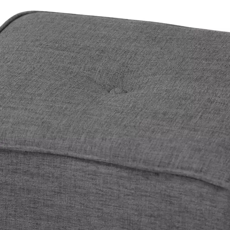 Corinne – Ottoman rembourré en tissu de style moderne et contemporain – Baxton Studio