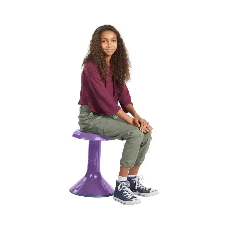 Tabouret oscillant ECR4Kids ACE Active Core Engagement, hauteur d'assise de 45,7 cm, sièges flexibles