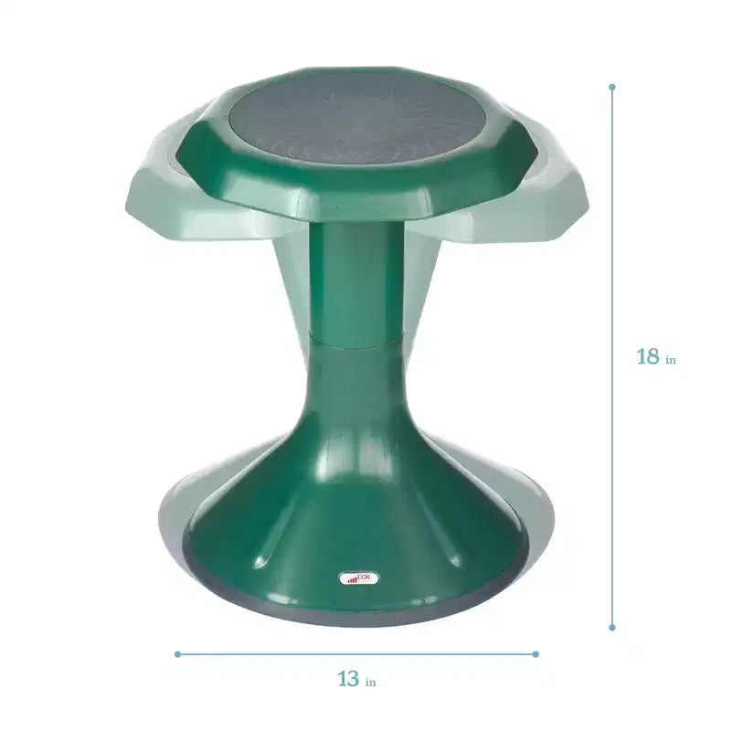 Tabouret oscillant ECR4Kids ACE Active Core Engagement, hauteur d'assise de 45,7 cm, sièges flexibles