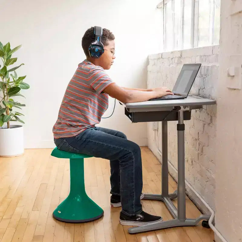 Tabouret oscillant ECR4Kids ACE Active Core Engagement, hauteur d'assise de 45,7 cm, sièges flexibles